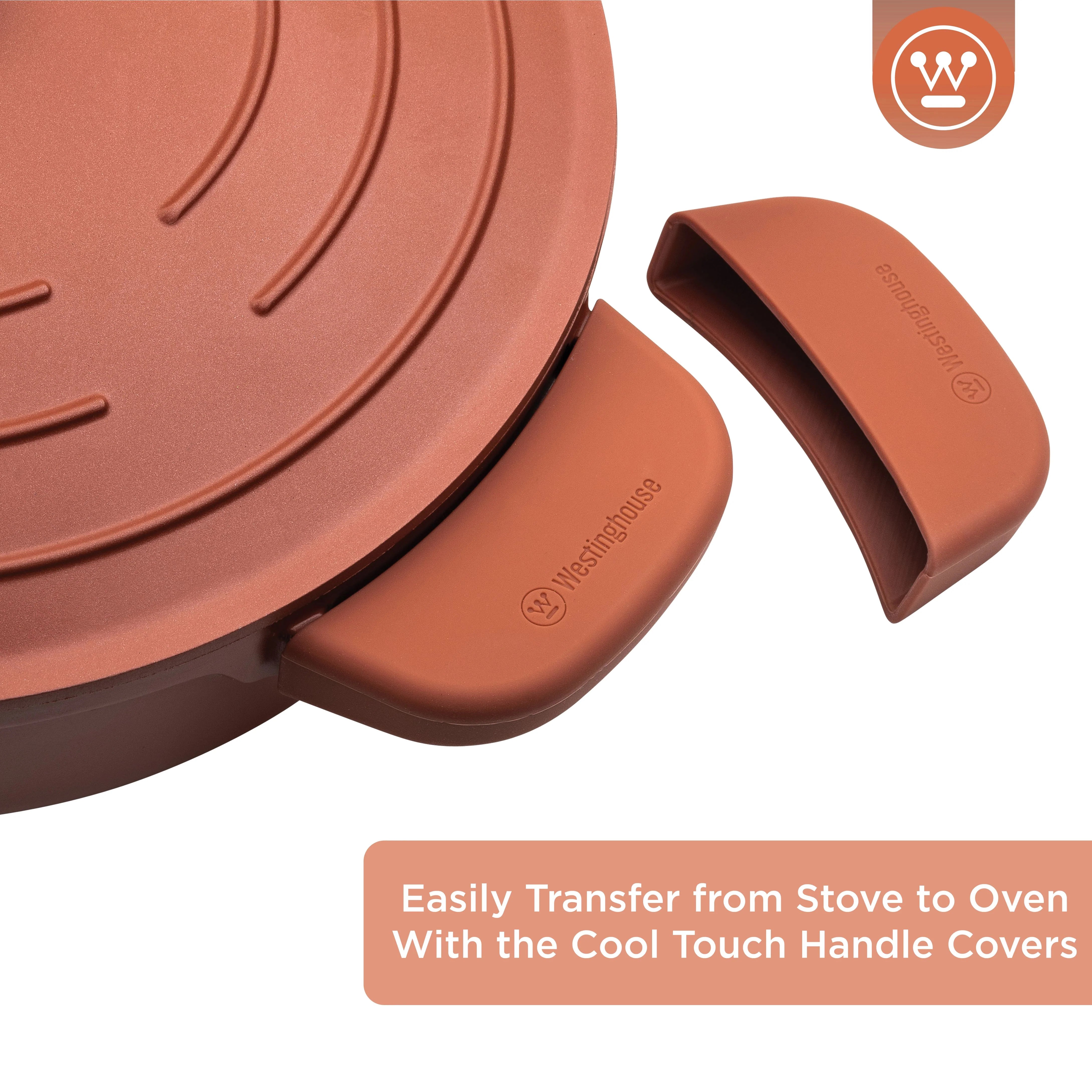 Cacerola Baja Performance Terracota Antiadherente 32 cm Westinghouse (WCCC0095L32OR)