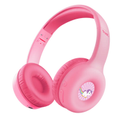 Audífonos Inalámbricos de Diadema para Niños Personalizables Trust Nouna Rosados (25274)