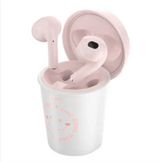 Audífonos Inalámbricos Yookie Coffee Cup Rosados (YKS052)