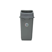 Basurero Grande Tapa Vaivén 42L Gris HomePro (8117) - Basureros