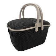 Canasta para Picnic Tavarúa Reyplast Ratán 30 Litros Café con Blanco (CNX031000) yapcr.com Costa Rica