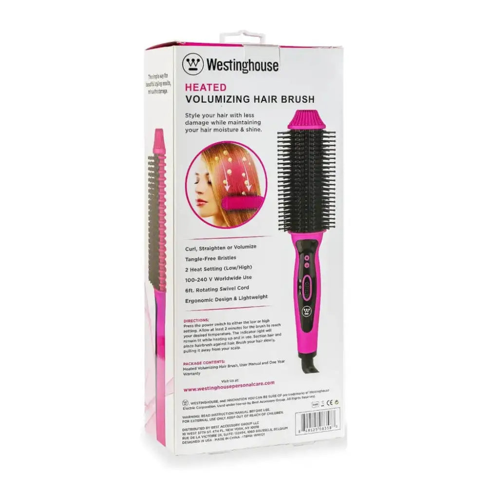 Cepillo para Cabello Eléctrico Alisador y Voluminizador Westinghouse (WH1121) - Cepillos