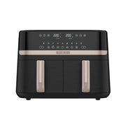 Freidora de Aire Doble Purifry Digital 9 Litros Black + Decker Negra (AFBD92-1BDLA) - Freidoras
