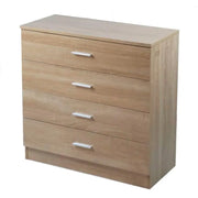 Gavetero 4 Cajones - 72x67x33 cm - Color Roble - Kenneth Cole (KCWD20220511-O) yapcr.com Costa Rica