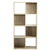 Librero 4 Niveles - 122.5x61.5x29.5 cm - Color Roble - Kenneth Cole (KCWD2022052-O) yapcr.com Costa Rica