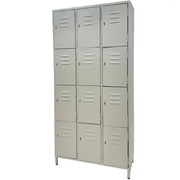 Locker de 12 Compartimentos Beige Continental (OM-9071) - Lockers