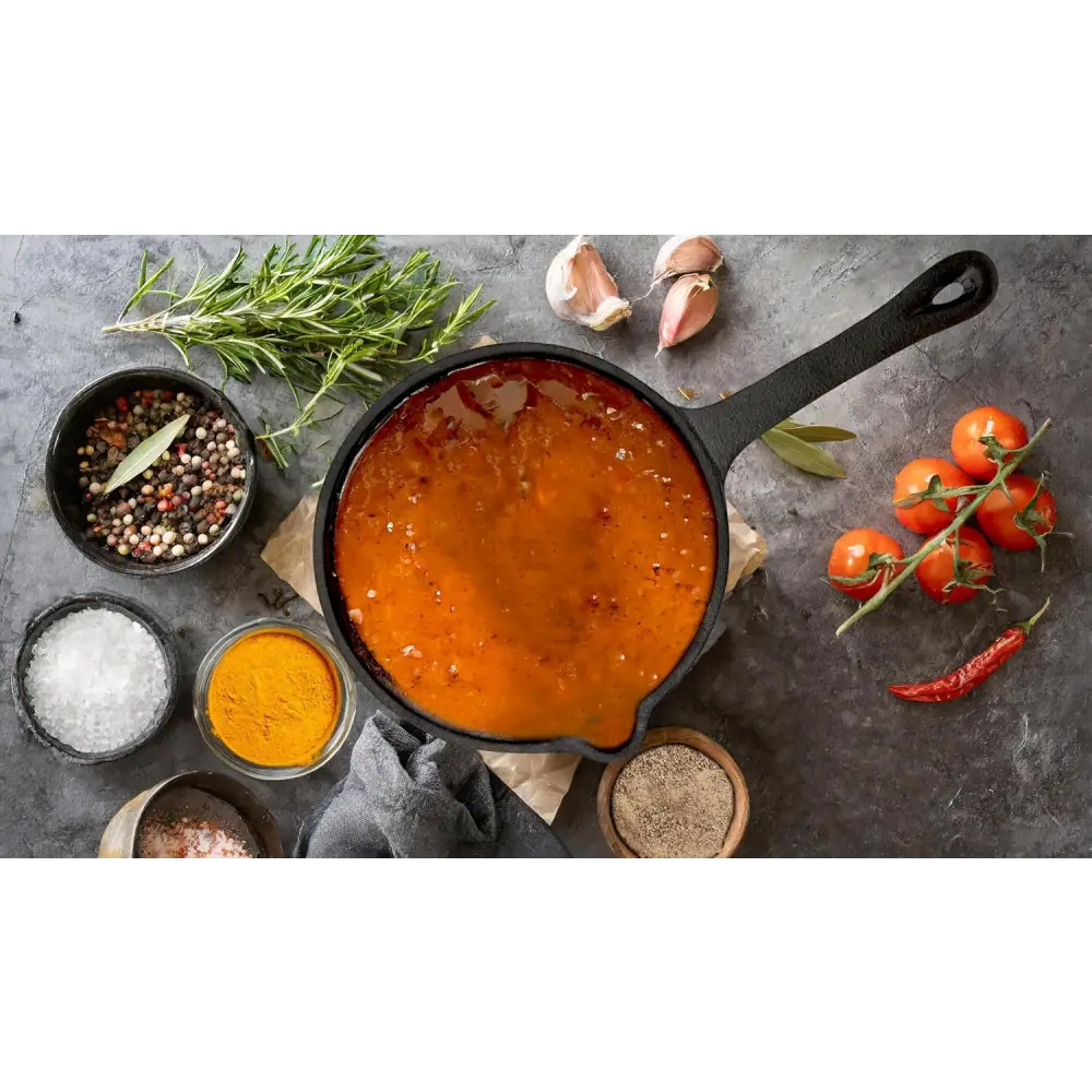 Olla de Hierro Fundido Pre-Sazonada para Asador y horno 1.2 qt Jim Beam (JB0204) - Ollas