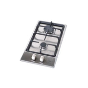 Plantilla de Gas Empotrable 2 Quemadores Acero Inoxidable Haceb 99768451EA (9001244)(D) - Plantillas