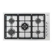 Plantilla de Gas Empotrable 36" 5 Quemadores Whirlpool (WP3550S) yapcr.com Costa Rica