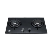 Plantilla a Gas de Vidrio Empotrable de 2 Quemadores Vegga (PGV-2QE) yapcr.com Costa Rica
