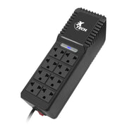 Regleta Regulador Automático de Voltaje 1000VA/500W Xtech (XTR-1002) yapcr.com Costa Rica