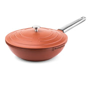 Sartén Tipo Wok con Tapa Performance Terracota 28 cm Westinghouse (WCCW0095028OR)