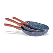 Set de 3 Sartenes Granito Gris Monix (30600)