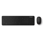 Set Inalámbrico Teclado + Mouse Microsoft Inglés Negro (QHG-00001)