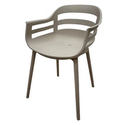 Silla Butaca Plástica Color Taupe Tokoa (EX-7174) - Sillas