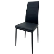 Silla de Comedor en Vinilo Negro Tokoa (ME-599) - Juego