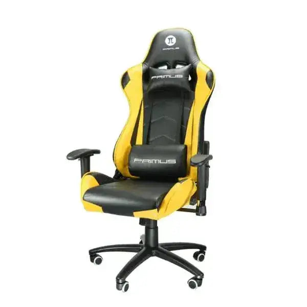 Silla de Ecritorio Gamer Primus Gaming Thronos 100T Amarillo/Negro (PCH-102YL) - Sillas Escritorio