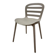 Silla Plástica Color Taupe Tokoa (EX-7173) - Sillas