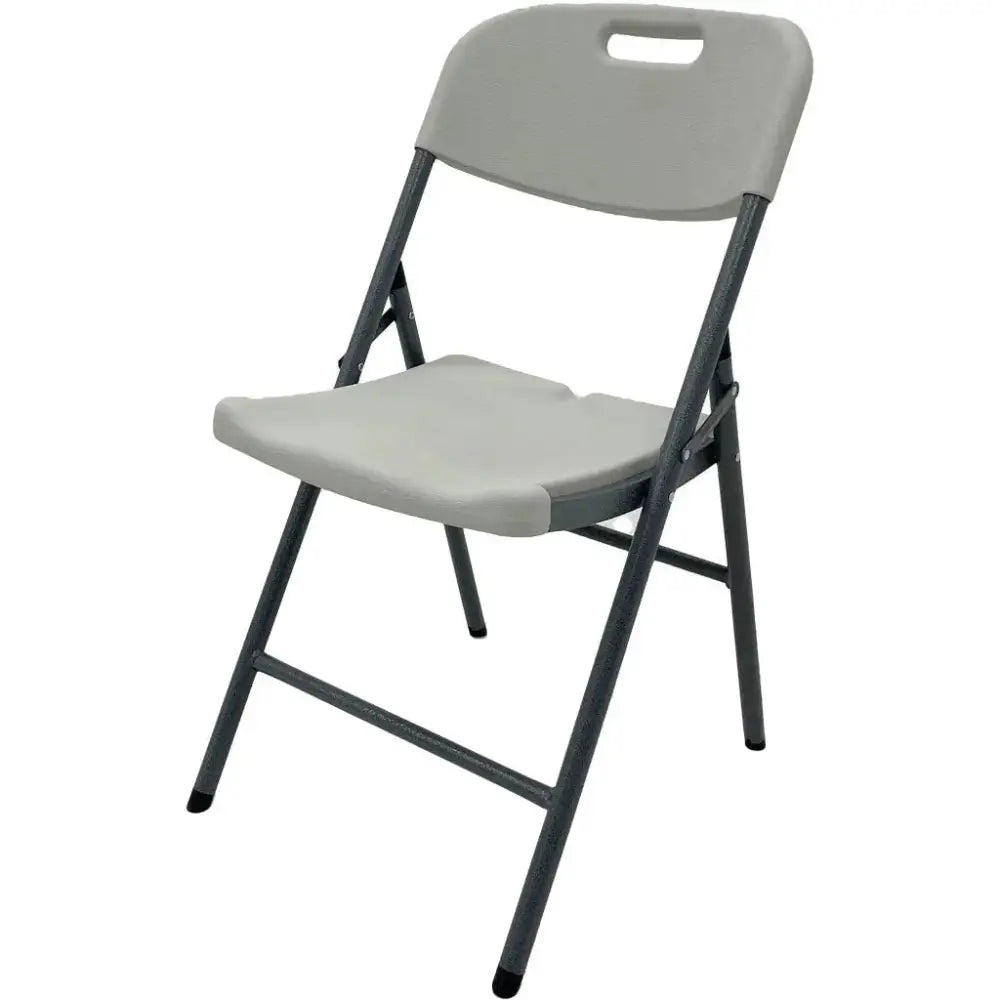 Silla Plegable de Metal en Resina Color Blanco (CS-568) yapcr.com Costa Rica