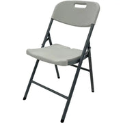 Silla Plegable de Metal en Resina Color Blanco (CS-568) yapcr.com Costa Rica