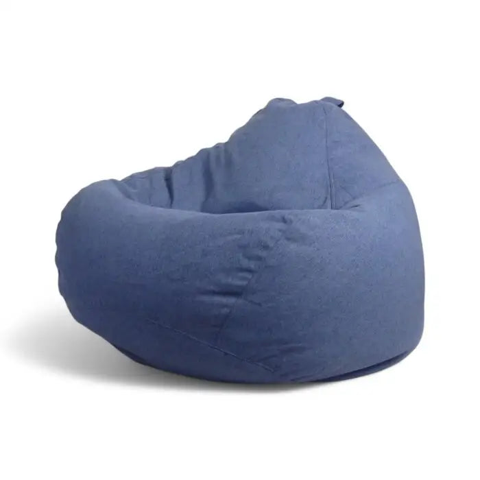 Sillón Puff Tear Drop 100x120 cm Denim Blue