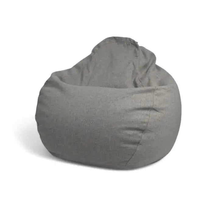 Sillón Puff Tear Drop 100x120 cm Gris Claro