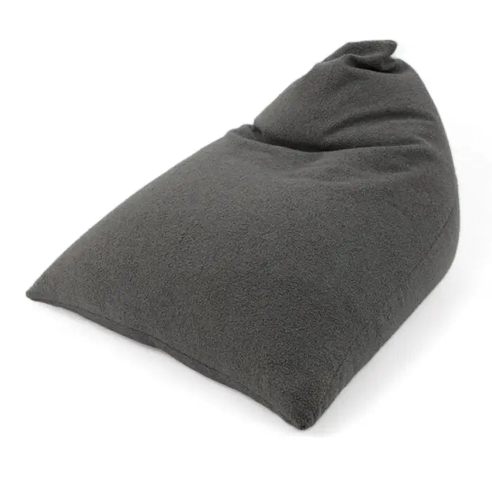 Sillón Puff Triangular Gris Oscuro