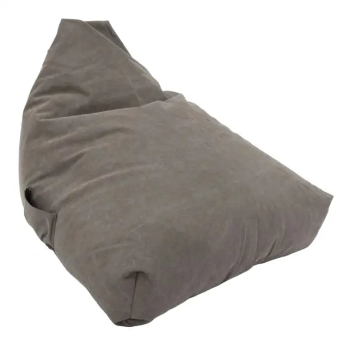 Sillón Puff Triangular Gris