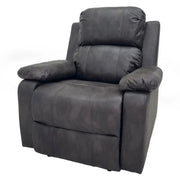 Sillón Reclinable Individual Microcuero Tokoa Café Chocolate (SA-4335) yapcr.com Costa Rica