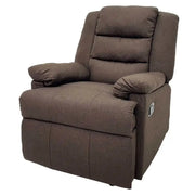 Sillón Reclinable Individual Tokoa Lino Café (SA-4310) yapcr.com Costa Rica