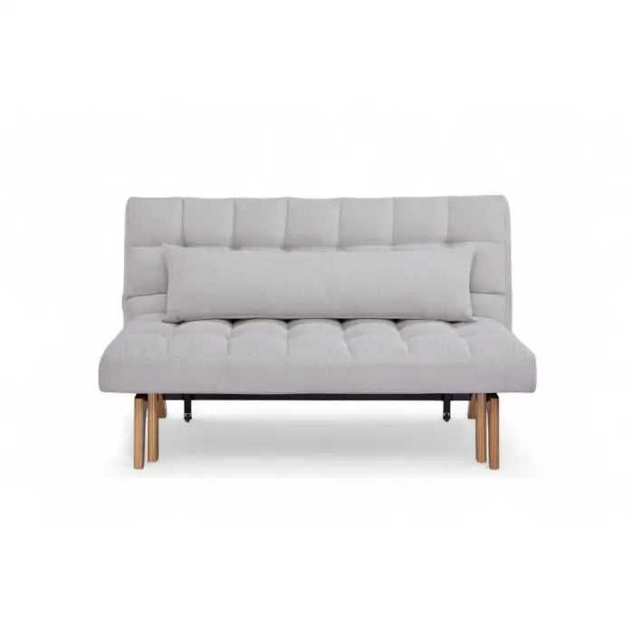 Sofá Cama Coral Tamaño Full Color Gris Claro