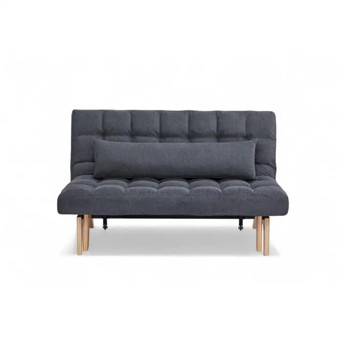 Sofá Cama Coral Tamaño Full Color Gris Oscuro