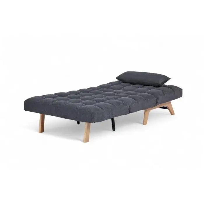 Sofá Cama Coral Tamaño Twin Color Gris Oscuro