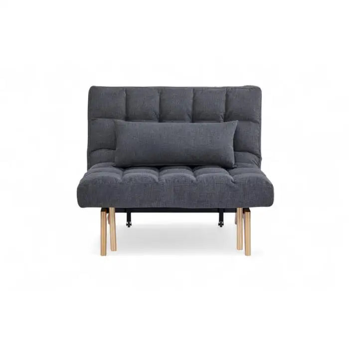 Sofá Cama Coral Tamaño Twin Color Gris Oscuro