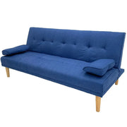 Sofá Cama Lino Azul Marino Tokoa (SA-4303) yapcr.com Costa Rica