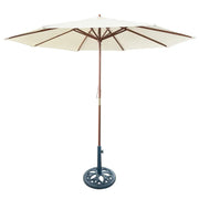 Sombrilla de Patio Redonda 270cm Beige Tokoa (EX-7156)