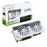 Tarjeta de Video Asus RTX 4070 Super OC - 12GB - Dual Blanca (DUAL-RTX4070S-O12G-WHITE) yapcr.com Costa Rica
