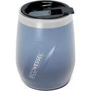 Vaso Térmico EcoVessel The Port de Acero Inoxidable 10 oz con Tapa Deslizante Thunder Struck (PORT10OTS) Botella