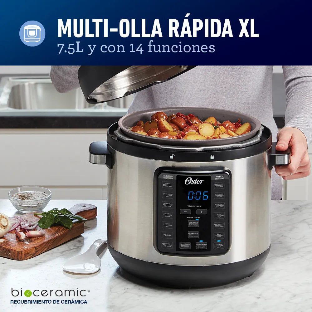 Olla Multiuso XL 7.5 Litros Oster (CKSTPCEC8801) yapcr.com Costa Rica