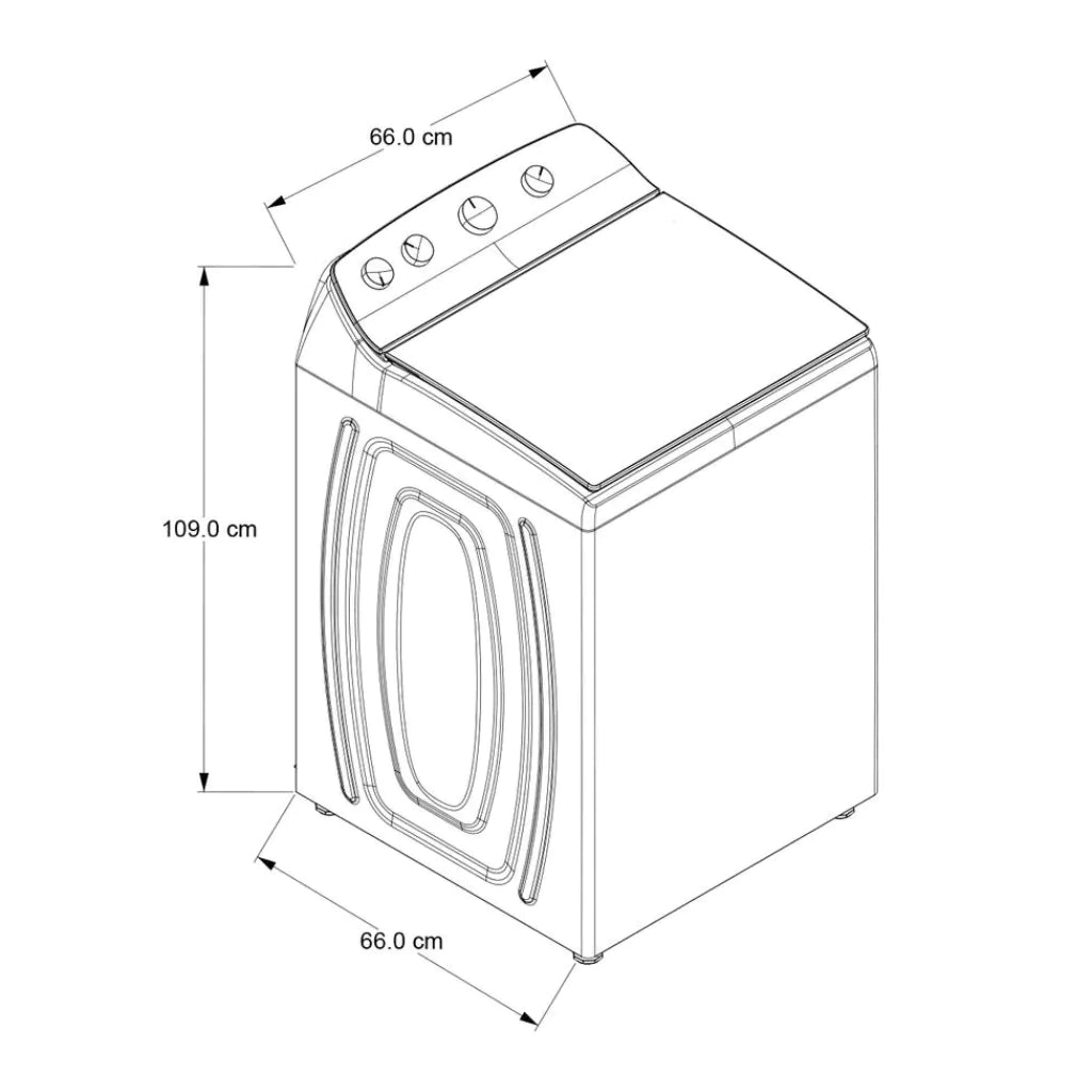 Lavadora Automática 22 KG Xpert System Whirlpool (8MWTW2224MPM) yapcr.com Costa Rica