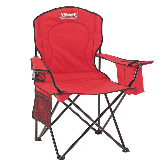 Silla Plegable con Hielera Coleman Quad V2 Roja (2000035686) yapcr.com Costa Rica