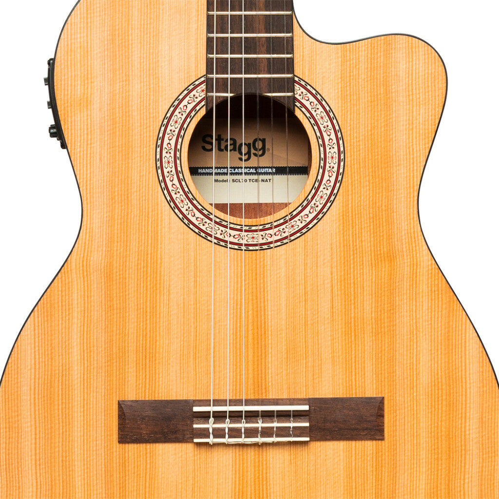 Guitarra Electro Acústica 4/4 Natural Stagg (SCL70TCE-NAT) yapcr.com Costa Rica