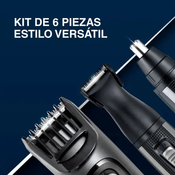 Kit de viaje grooming con varios accesorios para cuidar tu barba y detalles con Remington
