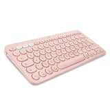 Teclado Bluetooth Multidispositivo Logitech K380 Español Rosa (920-009594) yapcr.com Costa Rica