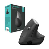 Mouse Logitech Ergonómico Avanzado MX Vertical Negro (910-005447) yapcr.com Costa Rica