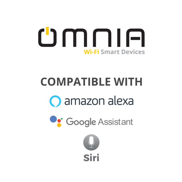 Apagador Inteligente Híbrido WiFi/RF 3 Vías Blanco Omnia (OWS-US3-W)