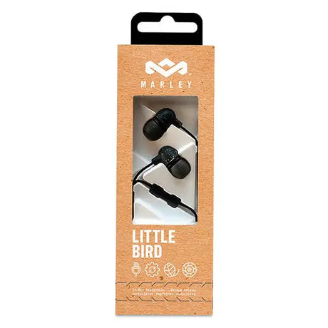 Audífonos Alámbricos House of Marley Little Bird Negro (EM-JE061-BK)