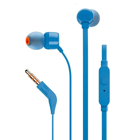 Audífonos Alámbricos JBL Tune 110 Azules (JBLT110BLUAM) yapcr.com Costa Rica