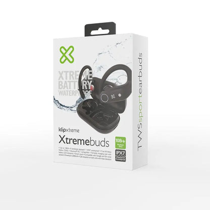 Audífonos Inalámbricos Deportivos Klip Xtreme Xtremebuds Negros (KTE-500BK)