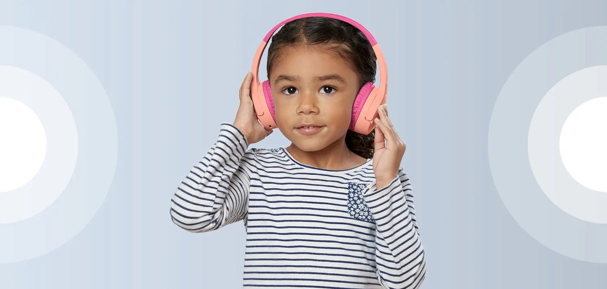 Audífonos Inalámbricos para Niños Belkin SoundForm Mini Rosa (AUD002btPK)